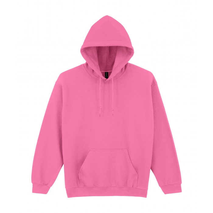 GI18500, Heavy Blend Adult Hooded Sweatshirt (Azalea) ○ Gildan